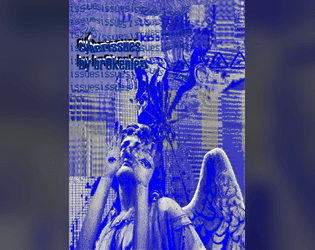 blue cyber-angel